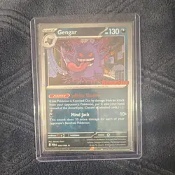 Pokemon Gengar GameStop Promo Holo Card PRR 050/088 130 HP Mind Jack English - Image 1