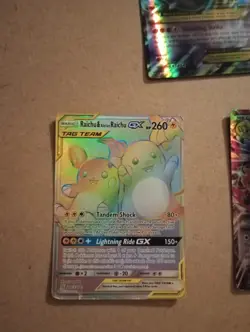 Pokemon Card Lot / Raichu & Alolan Raichu GX & (2) Mega M Mewtwo 63/162 & 64/63 - Image 2