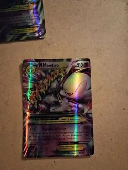 Pokemon Card Lot / Raichu & Alolan Raichu GX & (2) Mega M Mewtwo 63/162 & 64/63 - Image 4