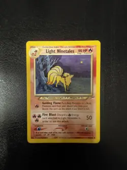 Light Ninetales 20/105 Neo Destiny Unlimited Pokemon Card - LP/MP - Image 1