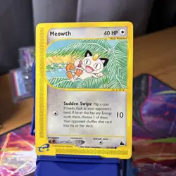 Meowth 78/144 Skyridge Common Non-Holo Pokemon Card WOTC 2003 - Image 1
