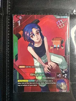 Gundam TCG Promo Winner Card Shuji Ito Holofoil ST06-010 - Image 1