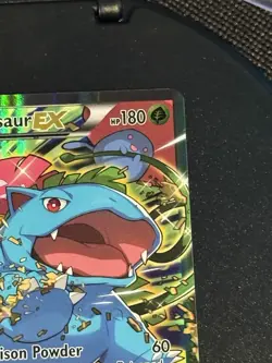 Venusaur EX XY123 Black Star Promo Full Art Pokemon Card Near Mint NM - Image 4