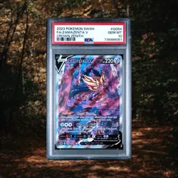 Zamazenta V PSA 10 GG54 English Pokemon Card 2023 Crown Zenith Alternate Art - Image 1