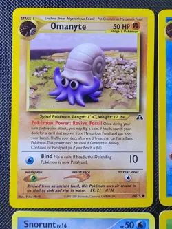 Neo Discovery Yuka Morii 4 Vintage Pokemon Cards WOTC Clay Art - Image 3