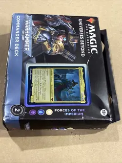 Magic Gathering MTG Universes Warhammer 40K Commander Deck New With Damage - Image 2