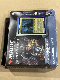 Magic Gathering MTG Universes Warhammer 40K Commander Deck New With Damage - Image 4