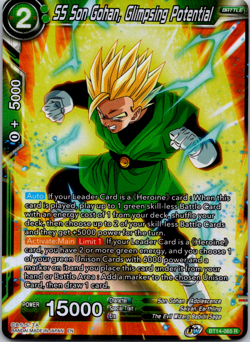 SS Son Gohan, Glimpsing Potential BT14-065 R Dragon Ball Super Foil Card - Image 1