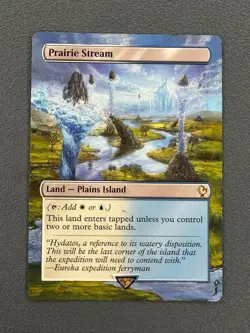 Prairie Stream MTG Final Fantasy Commander Hand Painted Full Altered Art Jeckho - Image 1