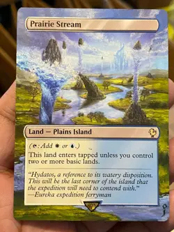 Prairie Stream MTG Final Fantasy Commander Hand Painted Full Altered Art Jeckho - Image 2