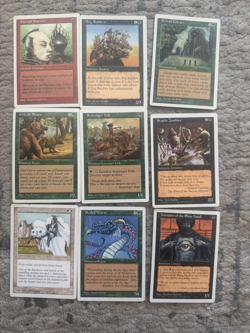 Vintage Magic The Gathering Card Lot 1990s MTG Cards Classic Artwork Mixed Set 885252081331 - Image 1