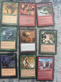 Vintage Magic The Gathering Card Lot 1990s MTG Cards Classic Artwork Mixed Set 885252081331 - Image 2