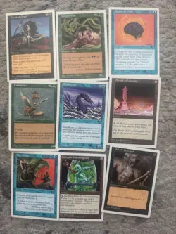 Vintage Magic The Gathering Card Lot 1990s MTG Cards Classic Artwork Mixed Set 885252081331 - Image 5