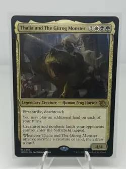 Magic TCG: Thalia and The Gitrog Monster March of the Machine Regular - Image 1