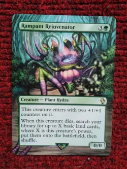 Rampant Rejuvenator MTG Final Fantasy Commander Hand Painted Full Altered Art v - Image 2