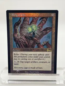 RING OF GIX reserve rare FOIL 1999 URZA'S LEGACY MTG Unplayed Near mint-Mint - Image 1