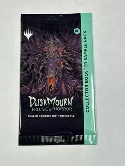 MTG Duskmourn House of Horror - Collector Booster Sample Pack Sealed - Image 1