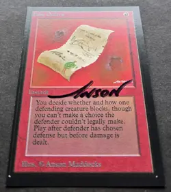 SIGNED MtG Magic Anson Maddocks _ Beta CE _ Artist Proof _ FALSE ORDERS _ 1/50! - Image 3
