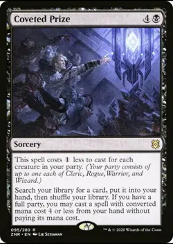 X 1 Coveted Prize NM Zendikar Rising 095 MTG Magic The Gathering - Image 1