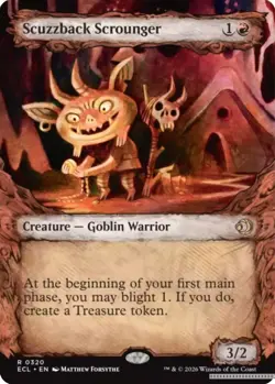 Scuzzback Scrounger (Showcase) [ECL - 320] - NM [Normal] TCG MTG - Image 1