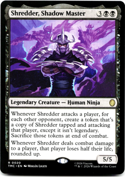 Shredder, Shadow Master [Commander: Teenage Mutant Ninja Turtles] MTG NM 💀 - Image 1