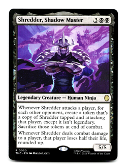 Shredder, Shadow Master [Commander: Teenage Mutant Ninja Turtles] MTG NM 💀 - Image 3