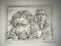 MTG (Magic The Gathering) Terese Nielsen Original Sketch Mourning Invasion Art - Image 1