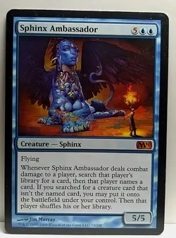 SPHINX AMBASSADOR Core Set 2010 M10 NM-M Magic The Gathering. Mtg03 - Image 1