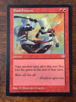 MtG - Final Fortune - Mirage - Instant - LP - Image 1