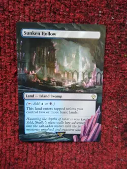 Sunken Hollow MTG Final Fantasy Commander Hand Painted Extended Full Altered Art - Image 2