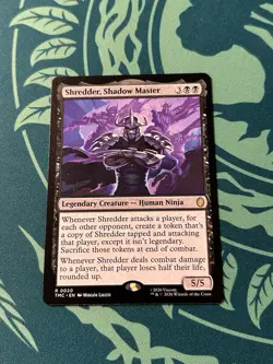 Shredder, Shadow Master NON Foil Teenage Mutant Ninja Turtles TMNT TMC MTG Magic - Image 1