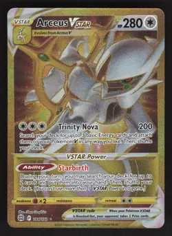 Arceus VSTAR 184/172 Pokemon TCG SWSH09: Brilliant Stars NM - Image 1