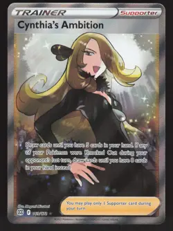 Cynthia's Ambition 169/172 Pokemon TCG SWSH09: Brilliant Stars NM - Image 1
