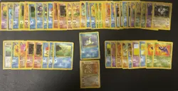 Pokemon Fossil Vintage Lot – 50 Cards –HP to LP - Lapras Kabutops holo DG - Image 1