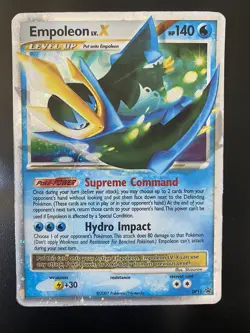 Pokemon Empoleon LV. X DP11 Black Star Promotional - HP 140 - Image 1