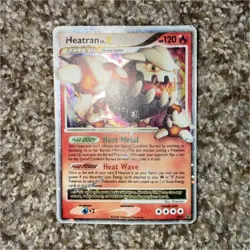 Pokemon Heatran LV.X HP120 Ultra Rare Holo Diamond & Pearl Card DP31 Level Up - Image 1