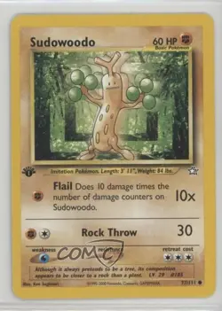 Sudowoodo 1st Ed. Pokemon Neo Genesis #77 2000 - Image 1