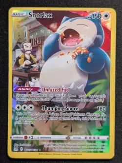 Snorlax TG10/TG30 SWSH11: Lost Origin Trainer Gallery Pokemon NM Holo - Image 1