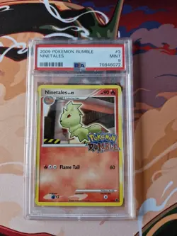 PSA 9 ninetales 3/16 pokemon rumble - Image 1