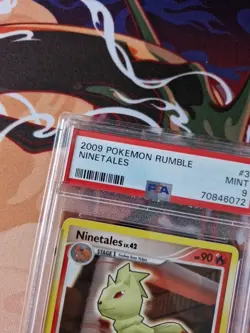 PSA 9 ninetales 3/16 pokemon rumble - Image 2