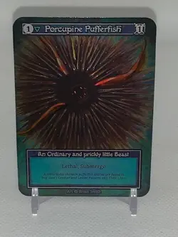 Sorcery Contested Realm: Alpha Porcupine Pufferfish Foil - Image 1