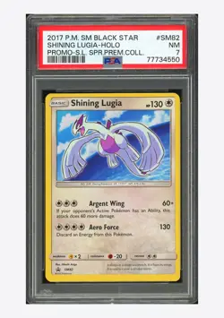 Pokemon PSA 7 Shining Lugia Holo Promo 2017 SM82 Shining Legends English - Image 1