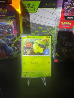 Pokemon TCG Black Star Promo Chikorita 069 Perfect Order - Image 1