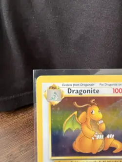 Pokemon Dragonite Fossil Holo Rare 4/62 Unlimited 1999 100 HP English - Image 2