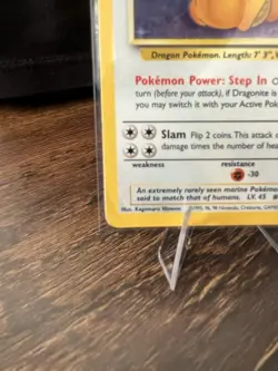 Pokemon Dragonite Fossil Holo Rare 4/62 Unlimited 1999 100 HP English - Image 5