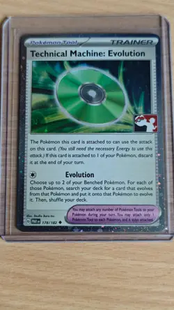 POKEMON TCG Technical Machine: Evolution 178/182 HOLO PLAY STAMP - Image 1