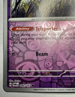 Pokemon TCG Alakazam Evolution - Lot - Twilight Masquerade -Reverse/Holo - NM - Image 3