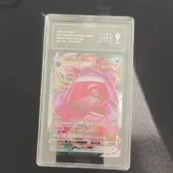 Pokemon Gengar VMAX 157/264 Swsh08 Fusion Strike Full Art Ultra Rare Holo TAG 9 - Image 1