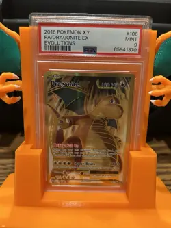 Pokemon TCG Dragonite EX Dragon 106/108 Full Art Ultra PSA 9! - Image 1