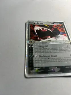 Pokemon Sharpedo ex Ultra Rare Holo 104/107 EX Deoxys 100 HP Darkness - Image 2